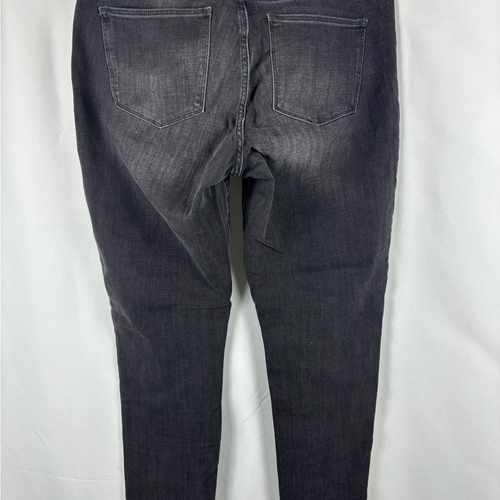 NWT GAP Women's Dark Gray Washed out Black Skinny Jeans Cropped Ankle, 32 Reg - Picture 8 of 10